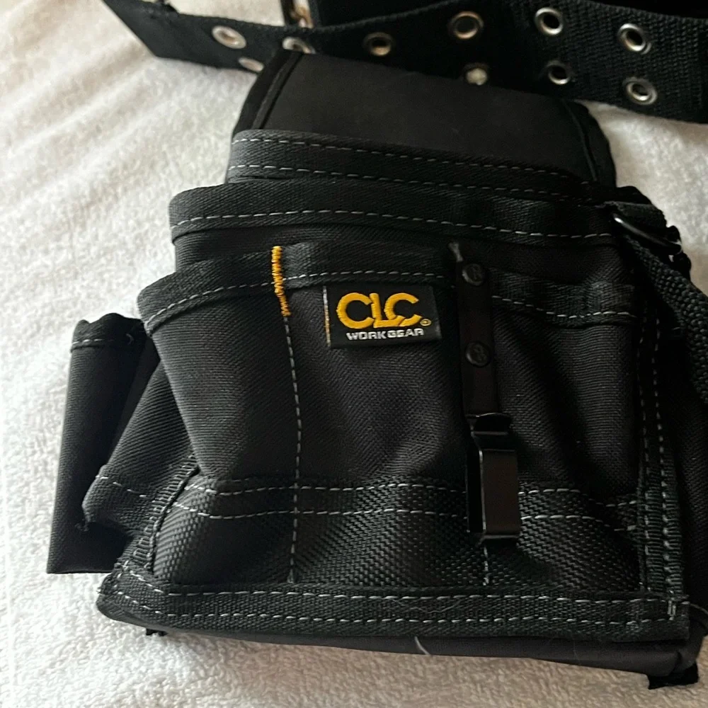 CLC Tool Works 5 Pc Belt/Tool Pouches Set